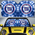 New York Giants Car Sunshade Custom Tie Dye Car Accessories - Gearcarcover - 1