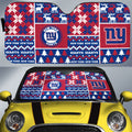New York Giants Car Sunshade Custom Ugly Style Car Accessories - Gearcarcover - 1