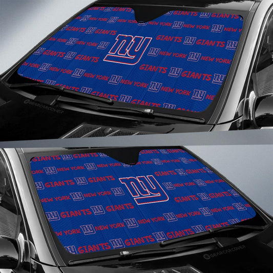 New York Giants Car Sunshade Sporty Team Collection - Gearcarcover - 2