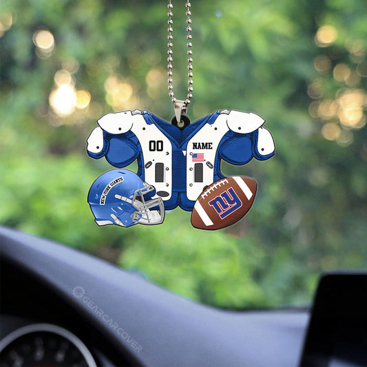 New York Giants Ornament Personalized Uniforms Collection - Gearcarcover - 2