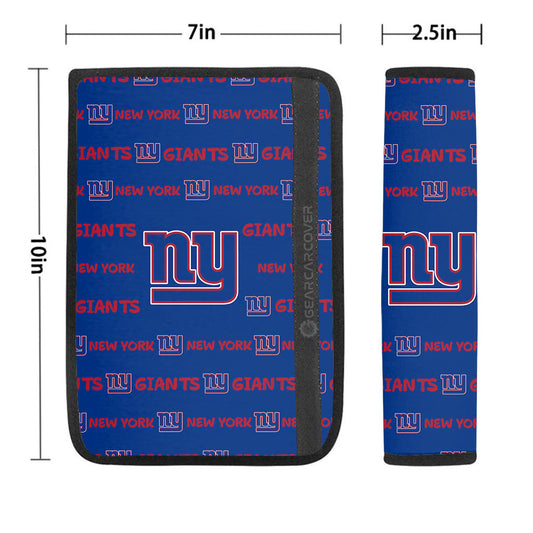 New York Giants Seat Belt Covers Sporty Team Collection - Gearcarcover - 1