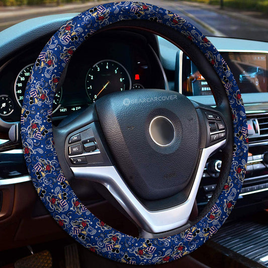 New York Giants Steering Wheel Cover Cartoon Theme Collection - Gearcarcover - 1
