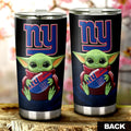 New York Giants Tumbler Cup Custom Car Accessories For Fan - Gearcarcover - 2