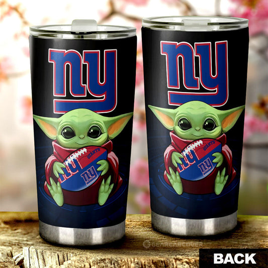 New York Giants Tumbler Cup Custom Car Accessories For Fan - Gearcarcover - 2