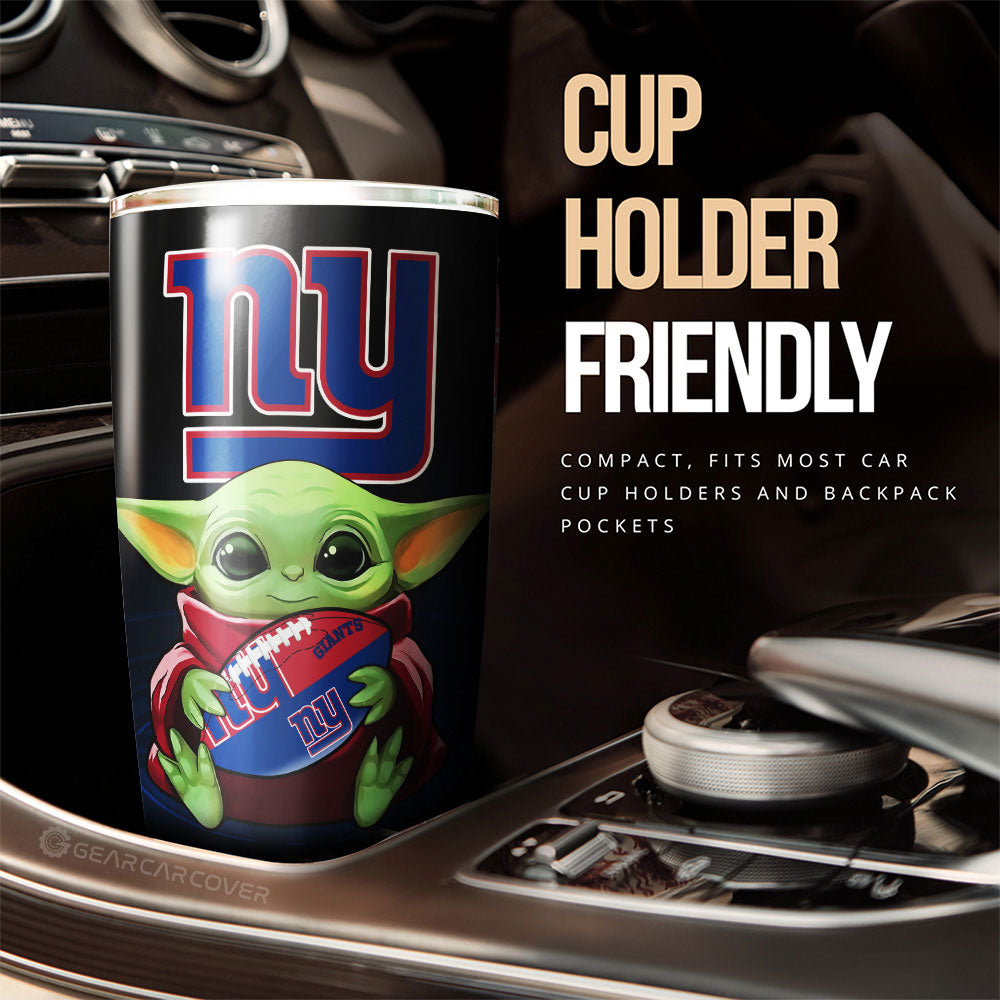 New York Giants Tumbler Cup Custom Car Accessories For Fan - Gearcarcover - 3