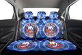 New York Islanders Car Back Seat Covers Custom Tie Dye Car Accessories - Gearcarcover - 2