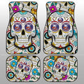 New York Islanders Car Floor Mats Custom Sugar Skull Car Accessories - Gearcarcover - 1