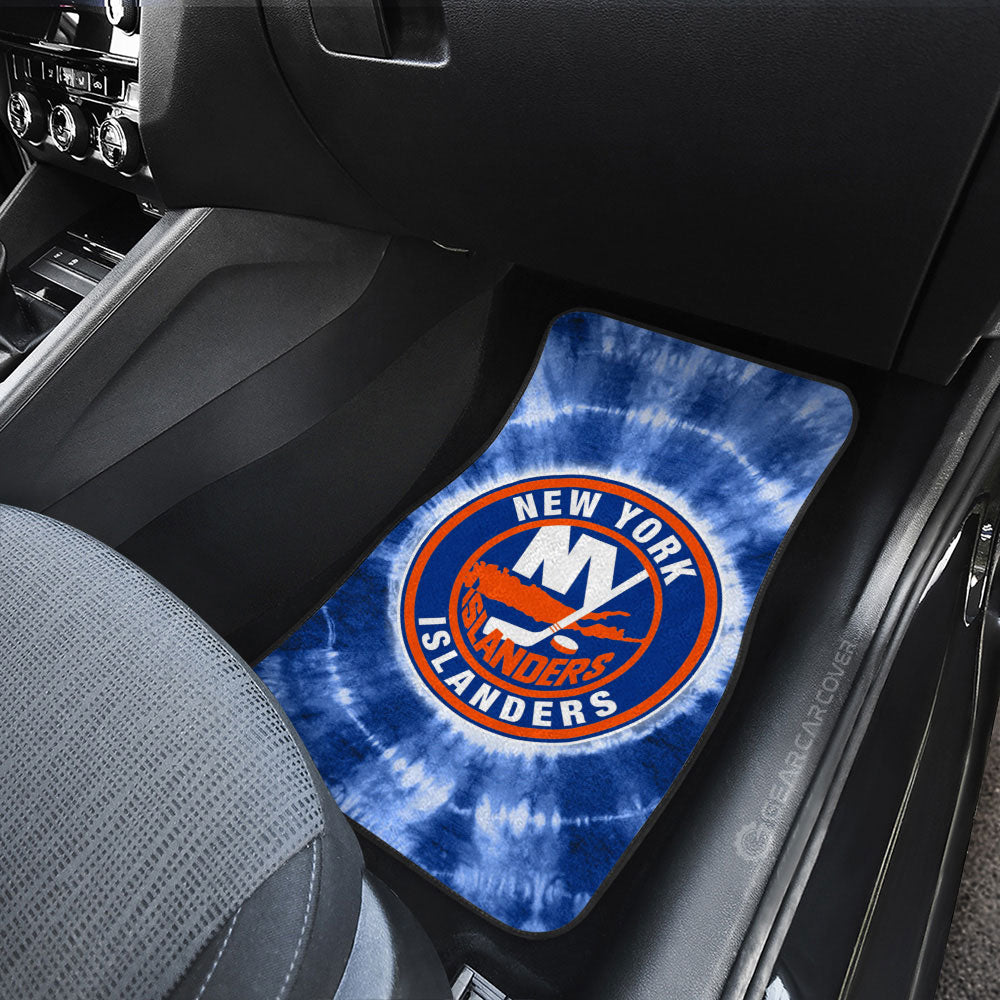 New York Islanders Car Floor Mats Custom Tie Dye Car Accessories - Gearcarcover - 3