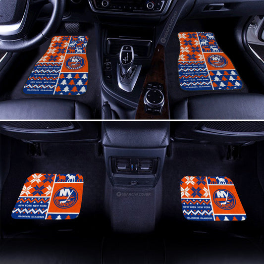 New York Islanders Car Floor Mats Custom Ugly Style Car Accessories - Gearcarcover - 2