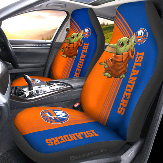 New York Islanders Car Seat Covers Baby Yoda Car Accessories - Gearcarcover - 1