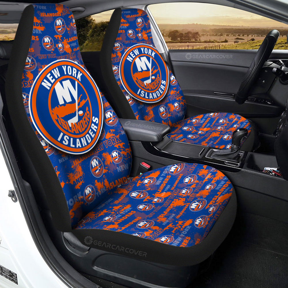 New York Islanders Car Seat Covers Custom Car Accessories - Gearcarcover - 2