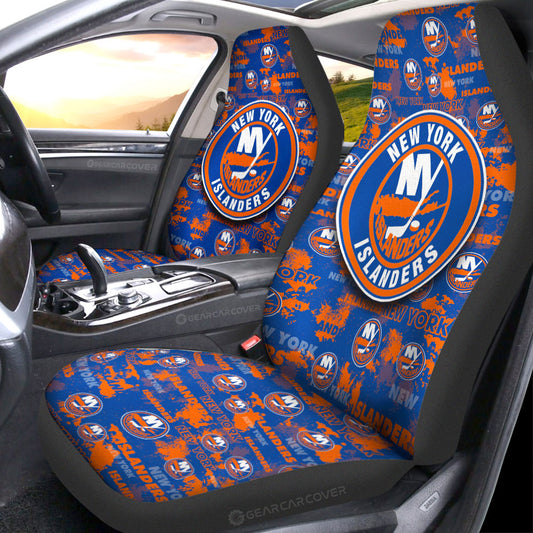 New York Islanders Car Seat Covers Custom Car Accessories - Gearcarcover - 1
