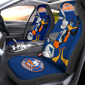 New York Islanders Car Seat Covers Custom Car Accessories - Gearcarcover - 1