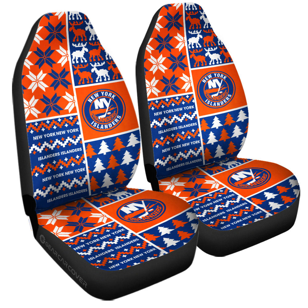 New York Islanders Car Seat Covers Custom Ugly Style Car Accessories - Gearcarcover - 3