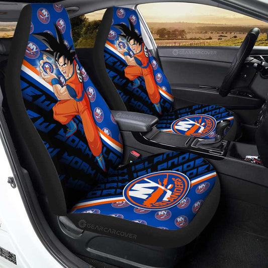 New York Islanders Car Seat Covers Goku Car Decorations For Fans - Gearcarcover - 1