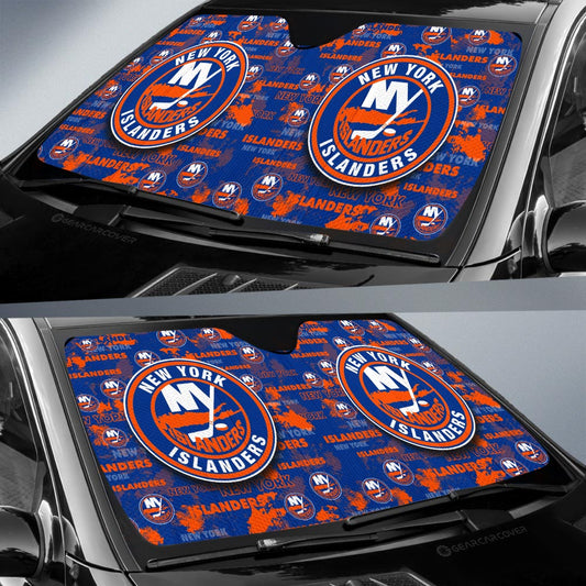 New York Islanders Car Sunshade Custom Car Accessories - Gearcarcover - 2
