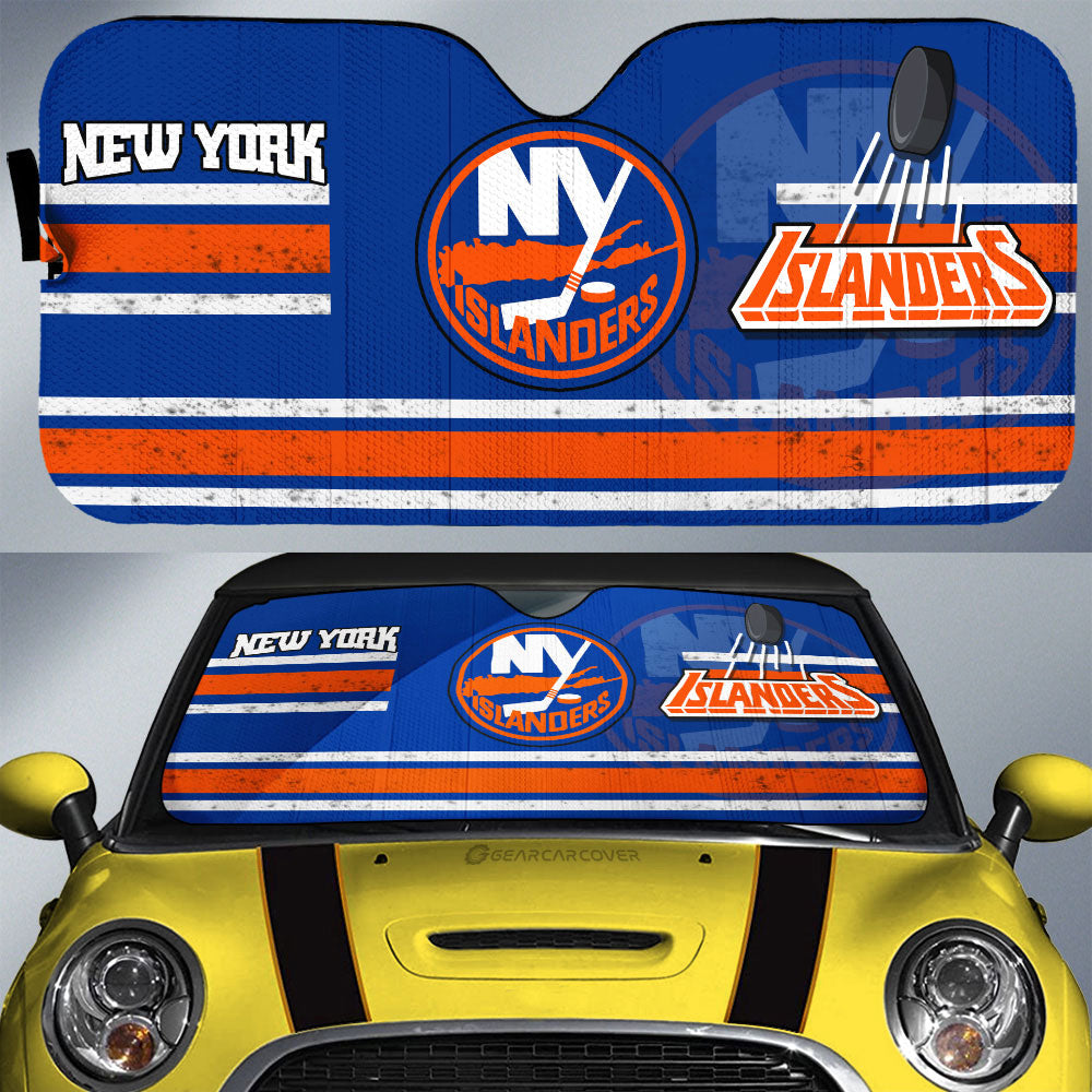 New York Islanders Car Sunshade Custom Car Accessories - Gearcarcover - 1