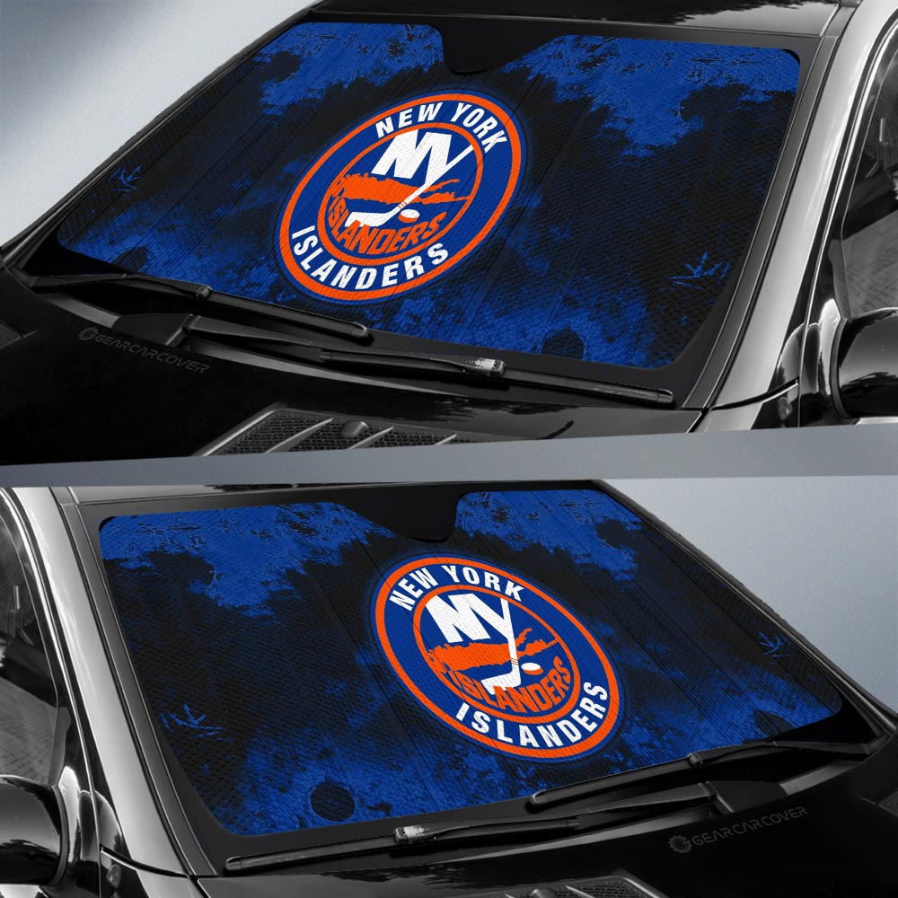 New York Islanders Car Sunshade Custom Car Accessories - Gearcarcover - 2