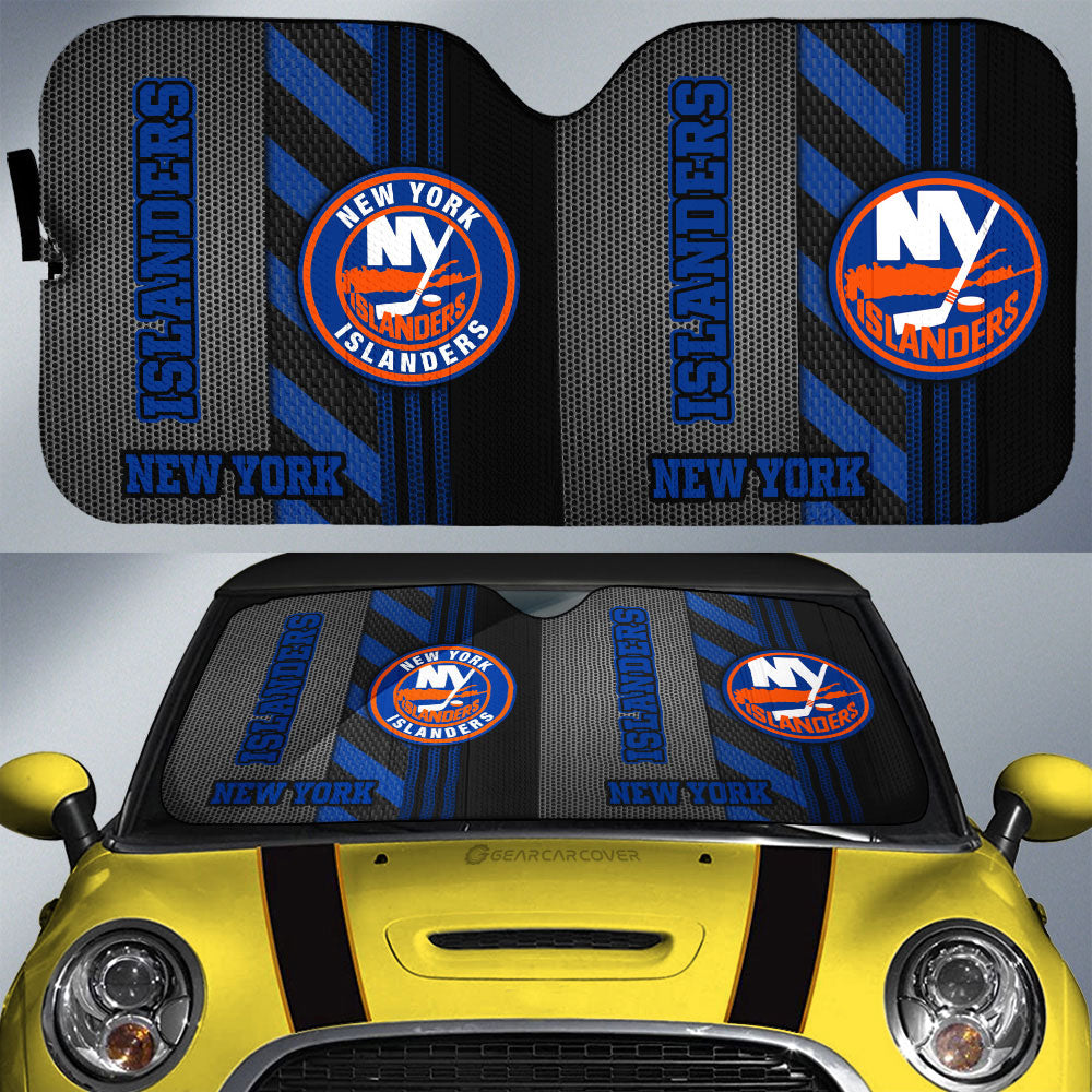 New York Islanders Car Sunshade Custom Car Accessories - Gearcarcover - 1