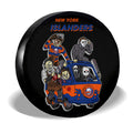 New York Islanders Spare Tire Covers Horror Characters Car Accessories - Gearcarcover - 3