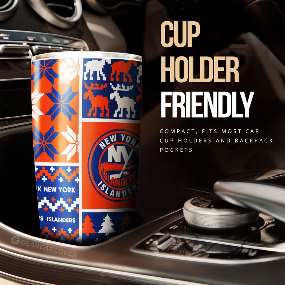 New York Islanders Tumbler Cup Custom Ugly Style Car Accessories - Gearcarcover - 3