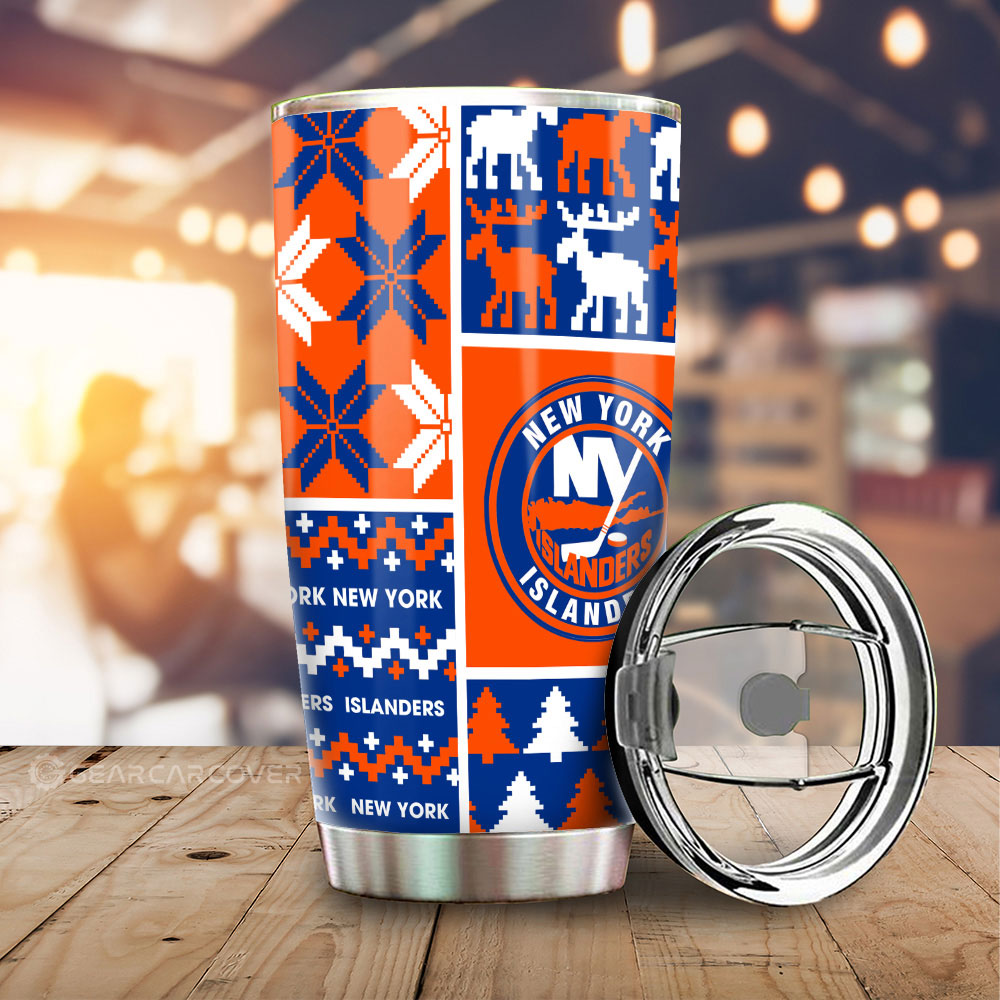 New York Islanders Tumbler Cup Custom Ugly Style Car Accessories - Gearcarcover - 1
