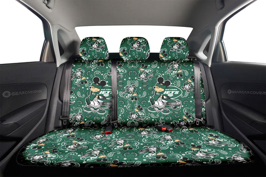 New York Jets Car Back Seat Covers Cartoon Theme Collection - Gearcarcover - 2