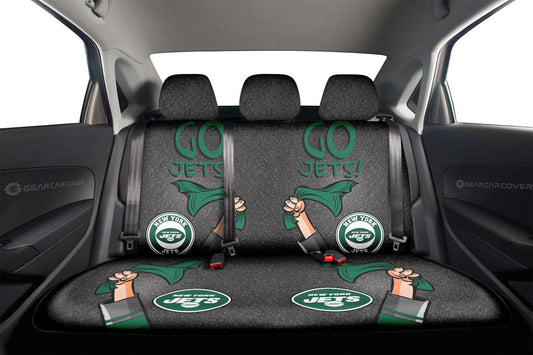 New York Jets Car Back Seat Covers Custom Car Accessories - Gearcarcover - 2