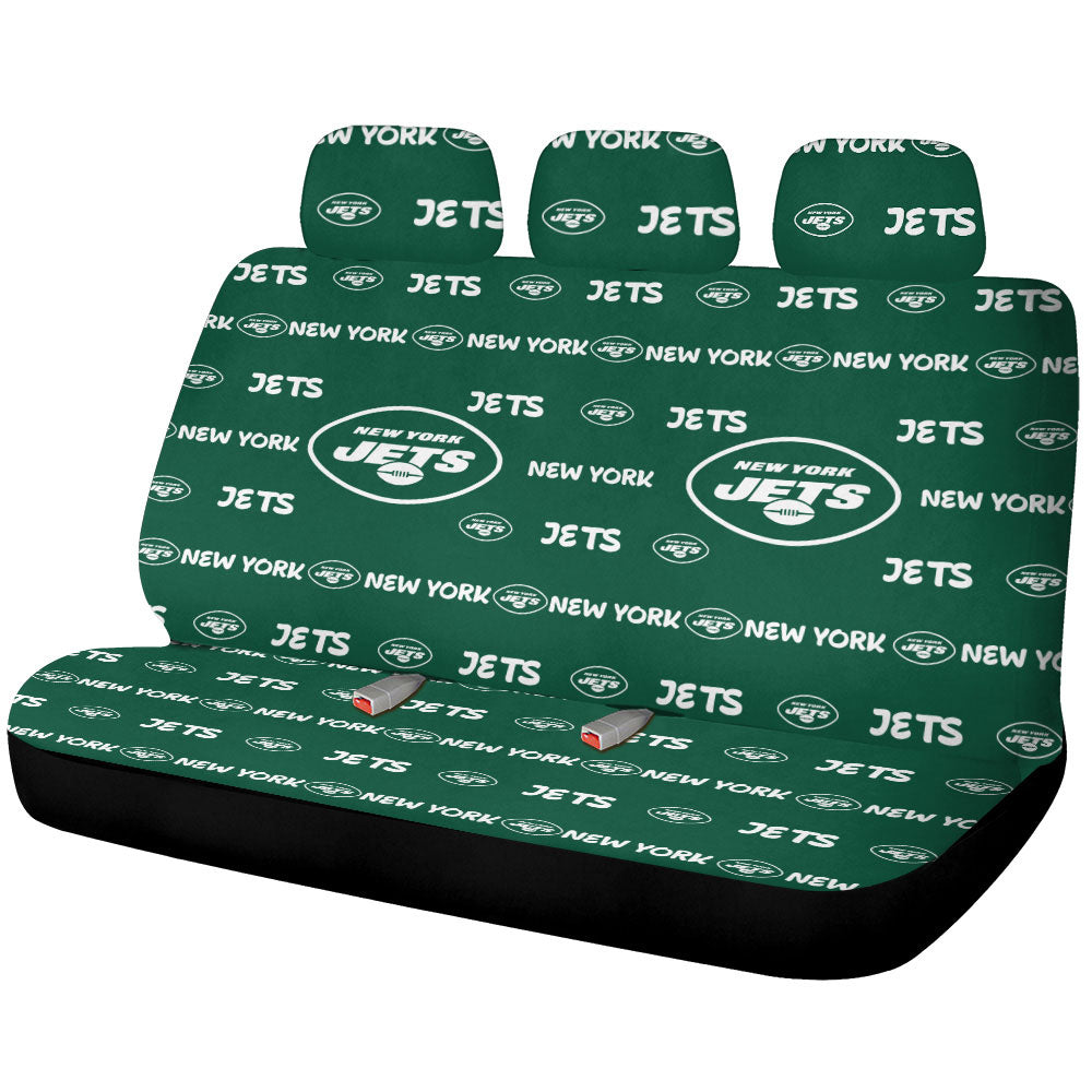 New York Jets Car Back Seat Covers Sporty Team Collection - Gearcarcover - 1
