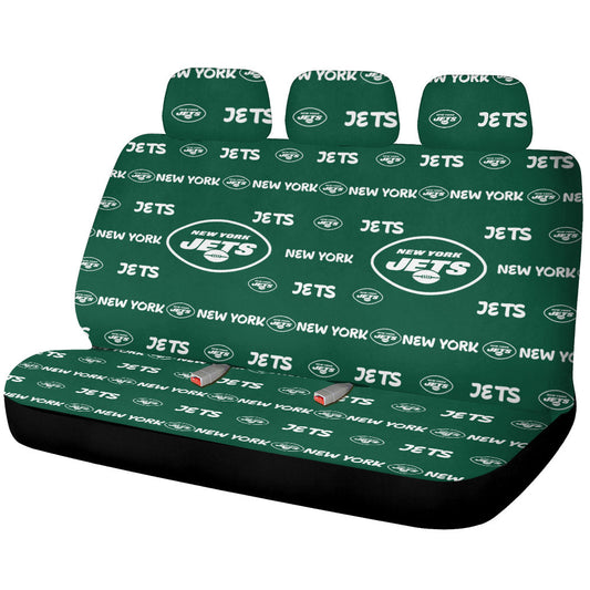 New York Jets Car Back Seat Covers Sporty Team Collection - Gearcarcover - 1