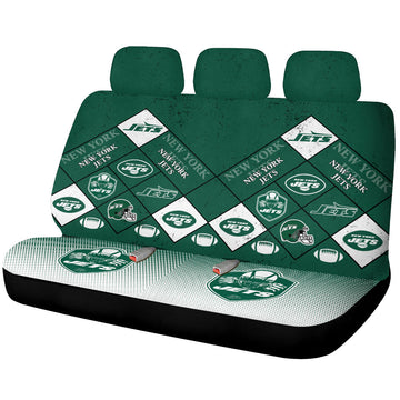 New York Jets Car Back Seat Covers Sporty Team Collection - Gearcarcover - 1