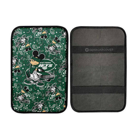 New York Jets Car Center Console Cover Cartoon Theme Collection - Gearcarcover - 2