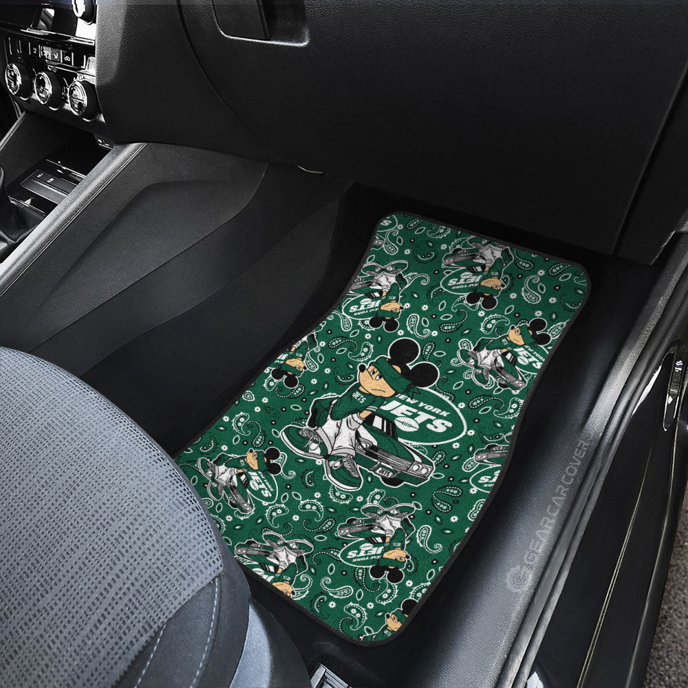 New York Jets Car Floor Mats Cartoon Theme Collection - Gearcarcover - 3