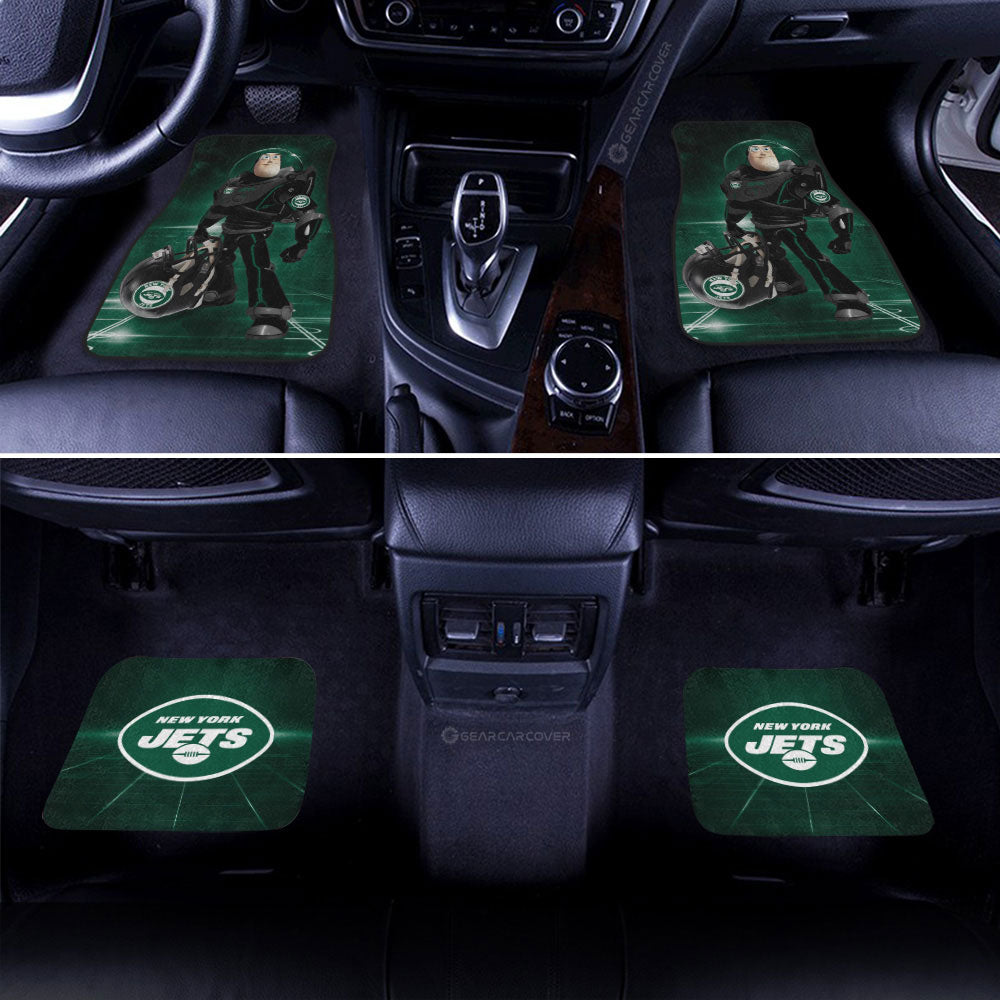 New York Jets Car Floor Mats Custom Car Accessories For Fan - Gearcarcover - 2