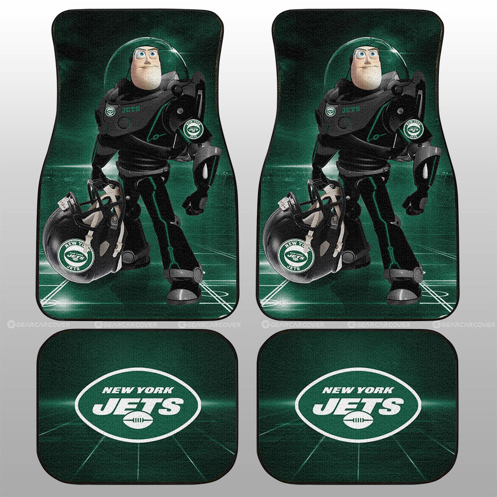 New York Jets Car Floor Mats Custom Car Accessories For Fan - Gearcarcover - 1