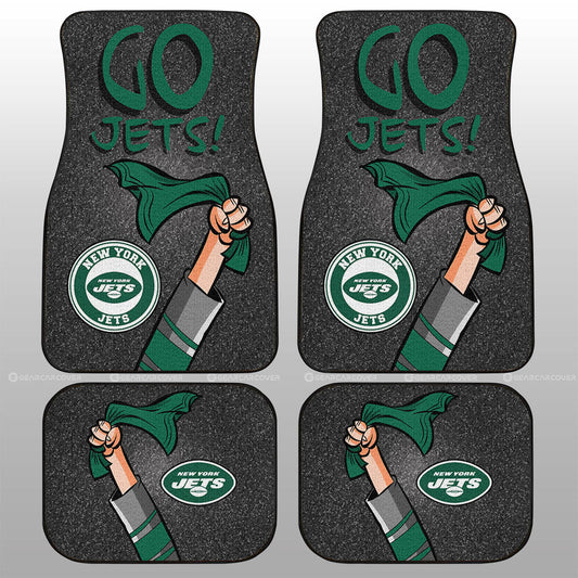 New York Jets Car Floor Mats Custom Car Accessories - Gearcarcover - 1