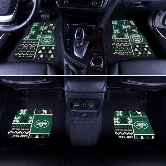 New York Jets Car Floor Mats Custom Ugly Style Car Accessories - Gearcarcover - 2