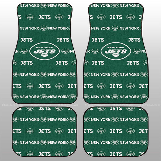 New York Jets Car Floor Mats Sporty Team Collection - Gearcarcover - 1
