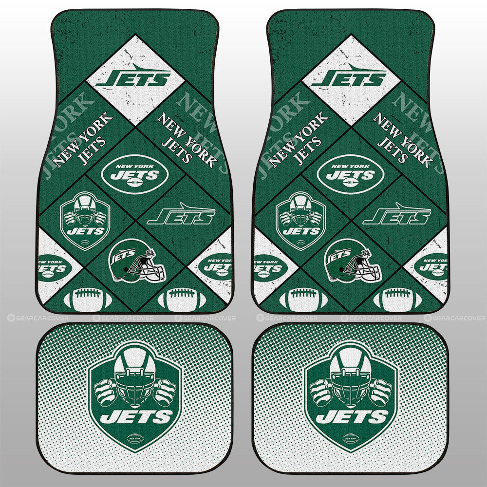 New York Jets Car Floor Mats Sporty Team Collection - Gearcarcover - 1