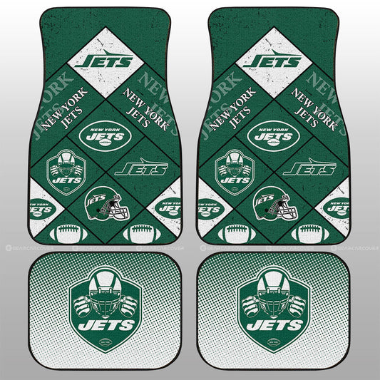 New York Jets Car Floor Mats Sporty Team Collection - Gearcarcover - 1
