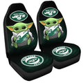 New York Jets Car Seat Covers Baby Yoda Car Accessories For Fan - Gearcarcover - 3