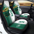 New York Jets Car Seat Covers Baby Yoda Car Accessories - Gearcarcover - 2