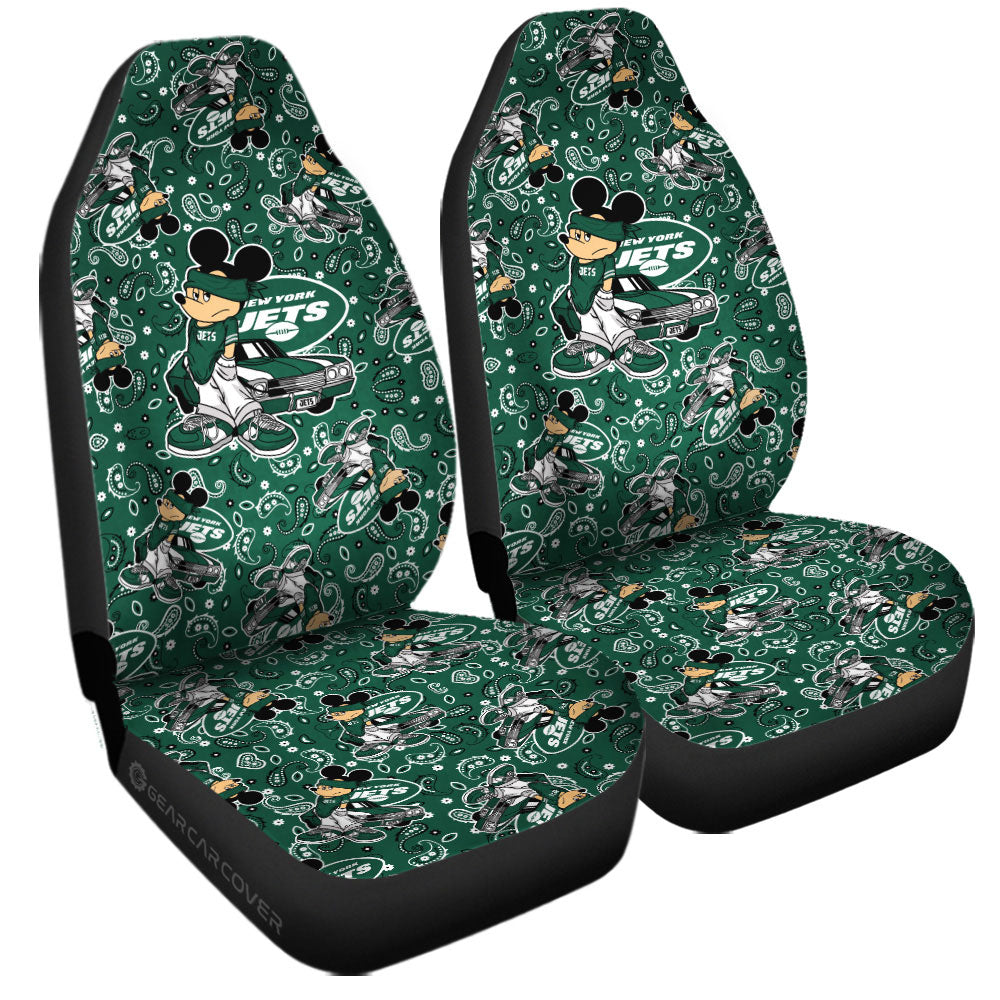 New York Jets Car Seat Covers Cartoon Theme Collection - Gearcarcover - 3