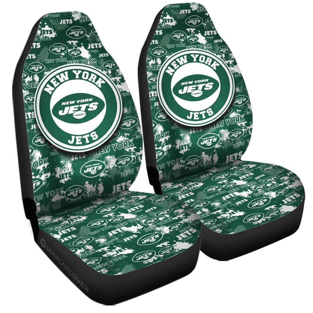 New York Jets Car Seat Covers Custom Car Accessories - Gearcarcover - 3