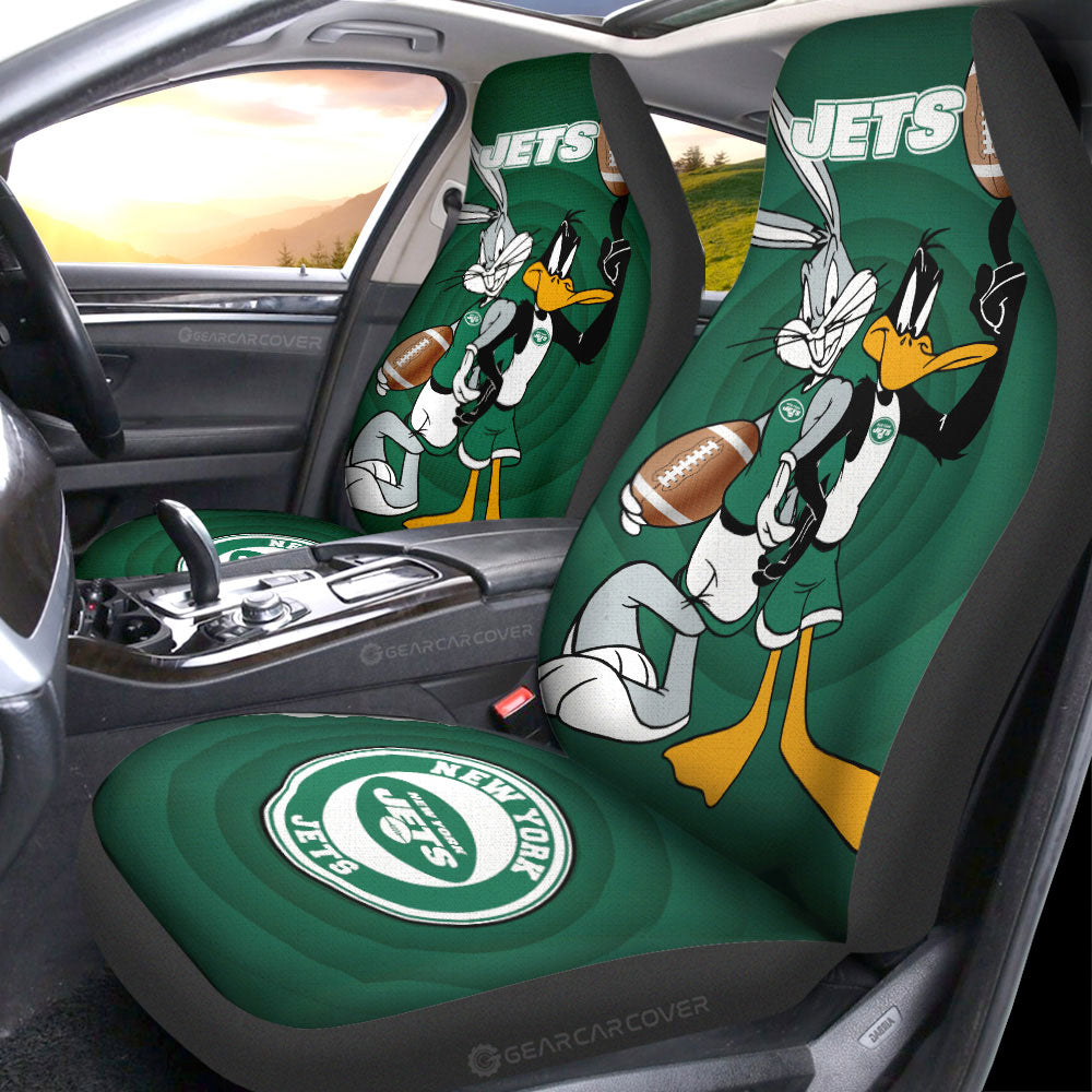 New York Jets Car Seat Covers Custom Car Accessories - Gearcarcover - 1