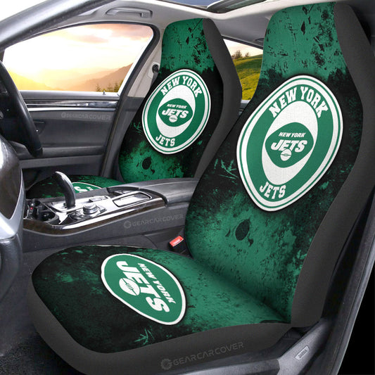 New York Jets Car Seat Covers Custom Car Accessories - Gearcarcover - 1