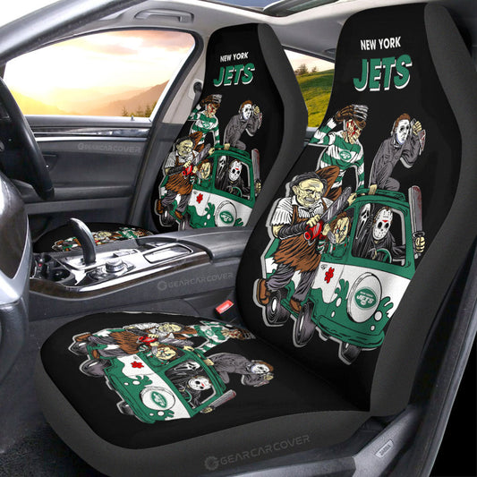 New York Jets Car Seat Covers Custom Car Accessories - Gearcarcover - 1