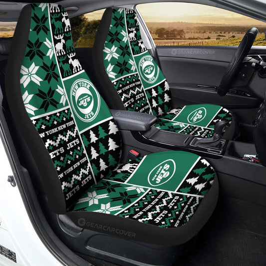 New York Jets Car Seat Covers Custom Ugly Style Car Accessories - Gearcarcover - 2