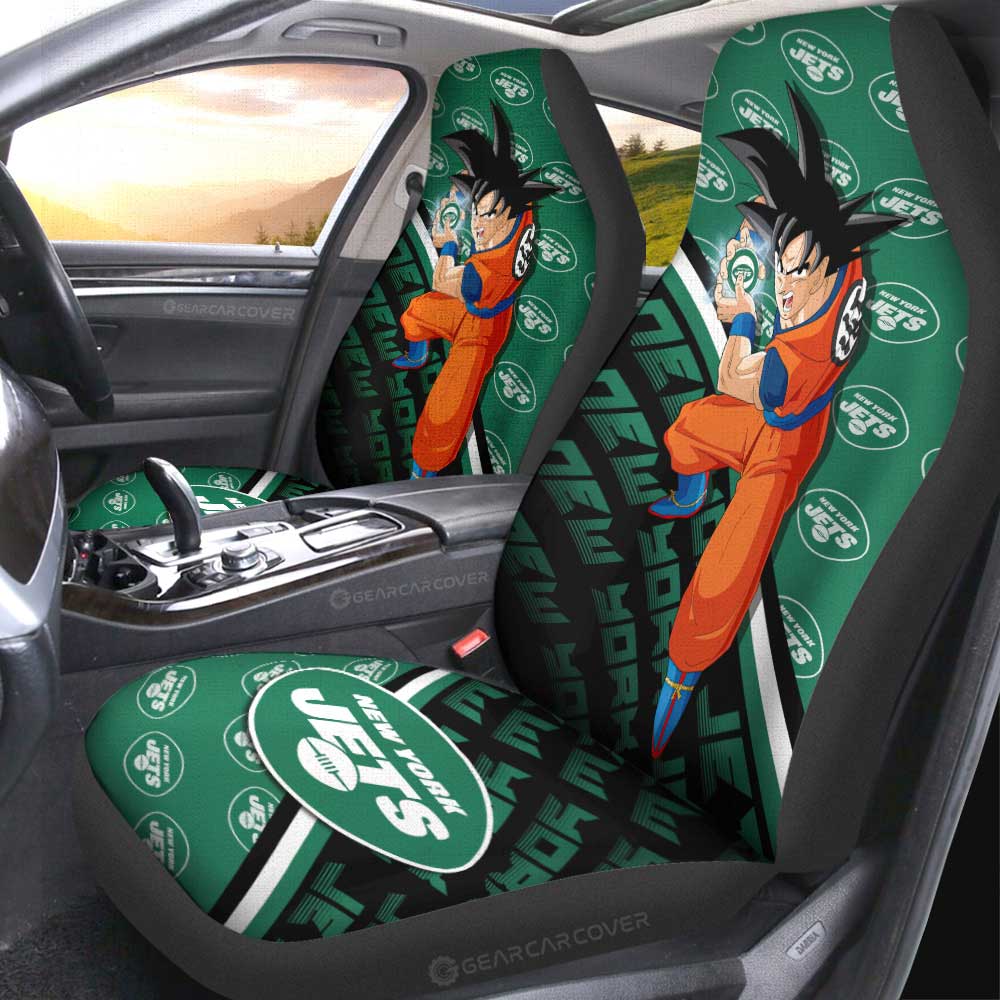 New York Jets Car Seat Covers Goku Car Accessories For Fans - Gearcarcover - 2