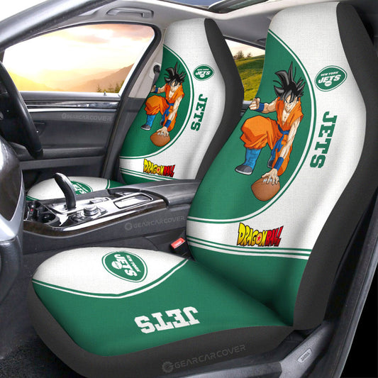 New York Jets Car Seat Covers Goku Car Accessories For Fans - Gearcarcover - 1